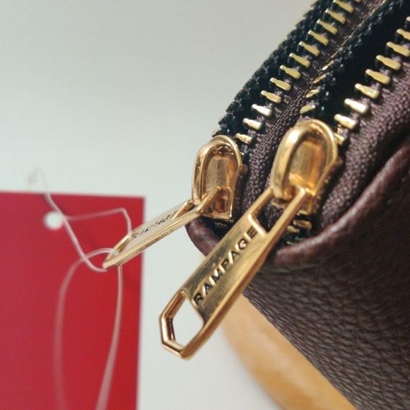 Rampage brown Leather Wallet NWT - Picture 11 of 14